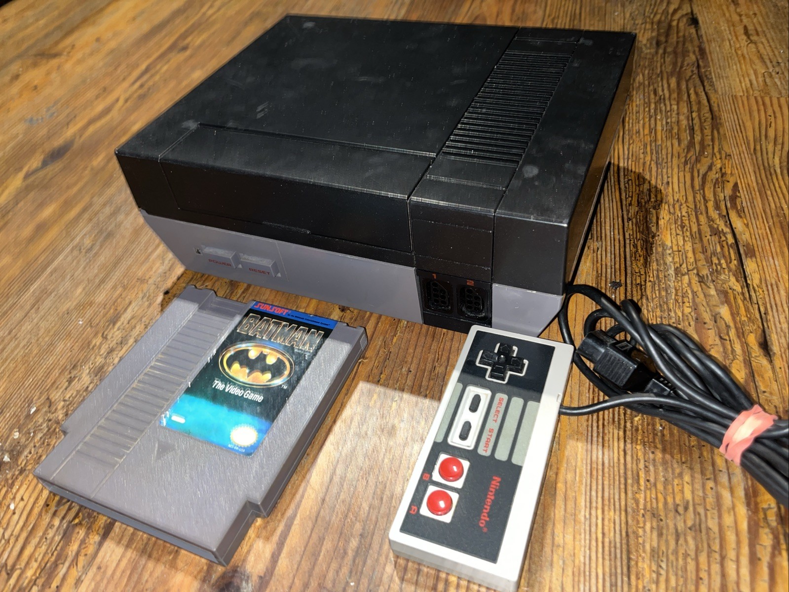 Nintendo NES System Bundle – Authentic Games – Tested – Batman – No Cords