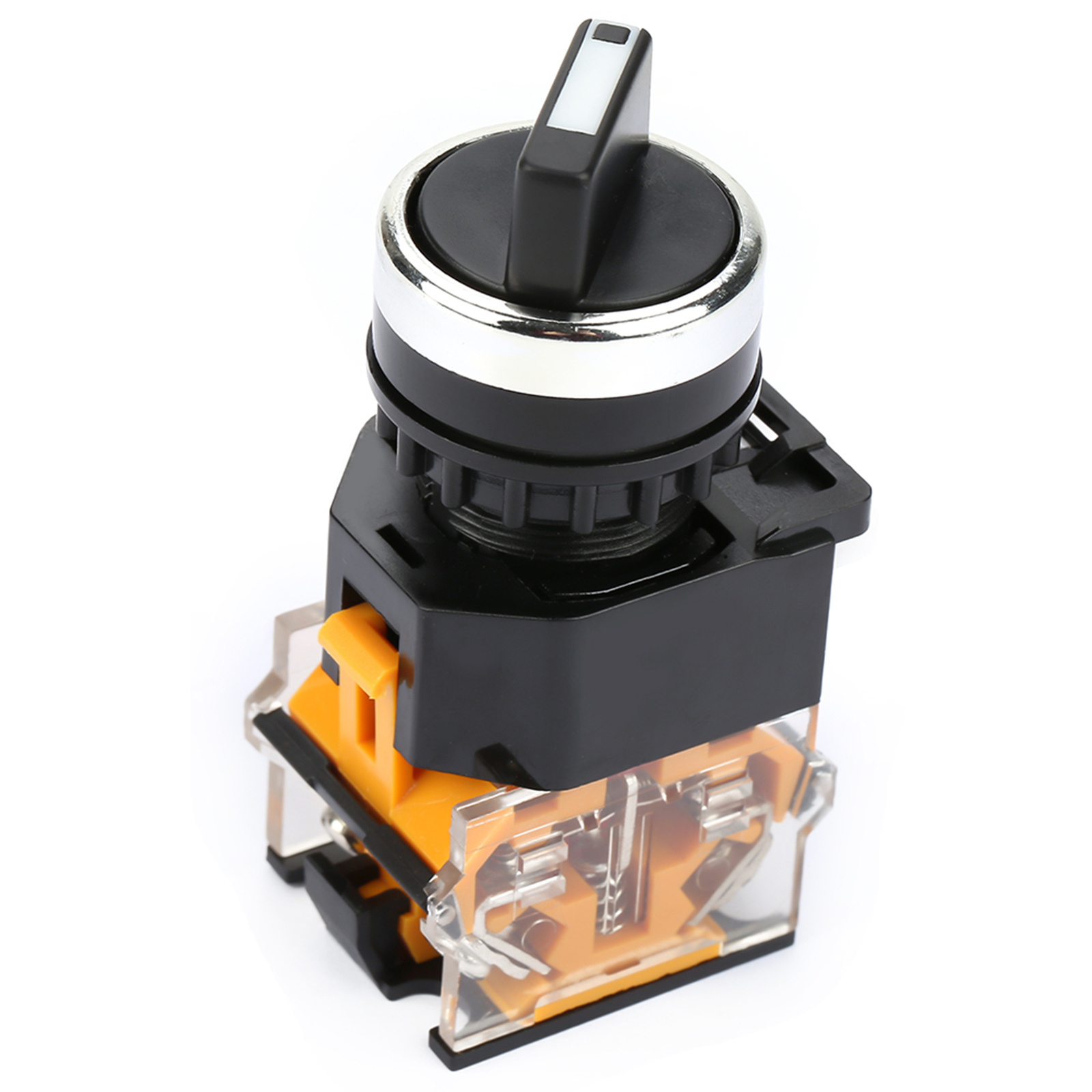 22mm Round Selector Switch 2 Positions NC + NO Self Locking MT8
