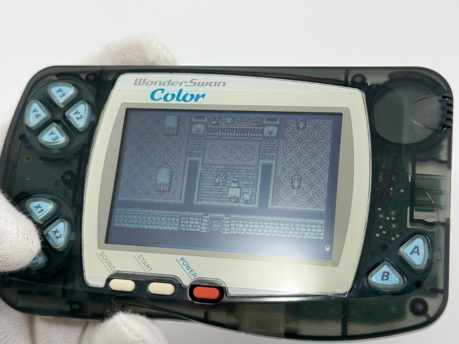 Bandai WonderSwan Color Black WSC-001 Handheld Game Console Tested Working Japan
