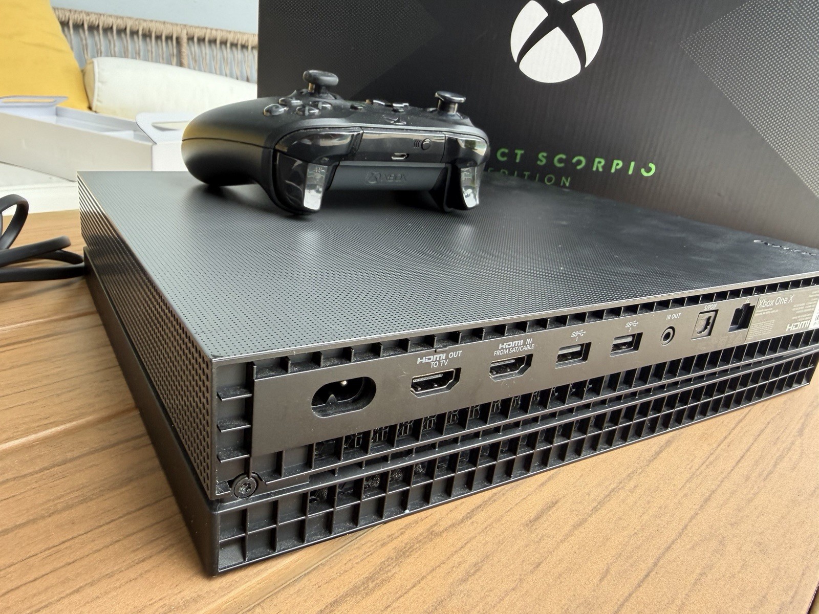 Microsoft Xbox One X Project Scorpio Edition 1TB 4K Console w/ Controller-used