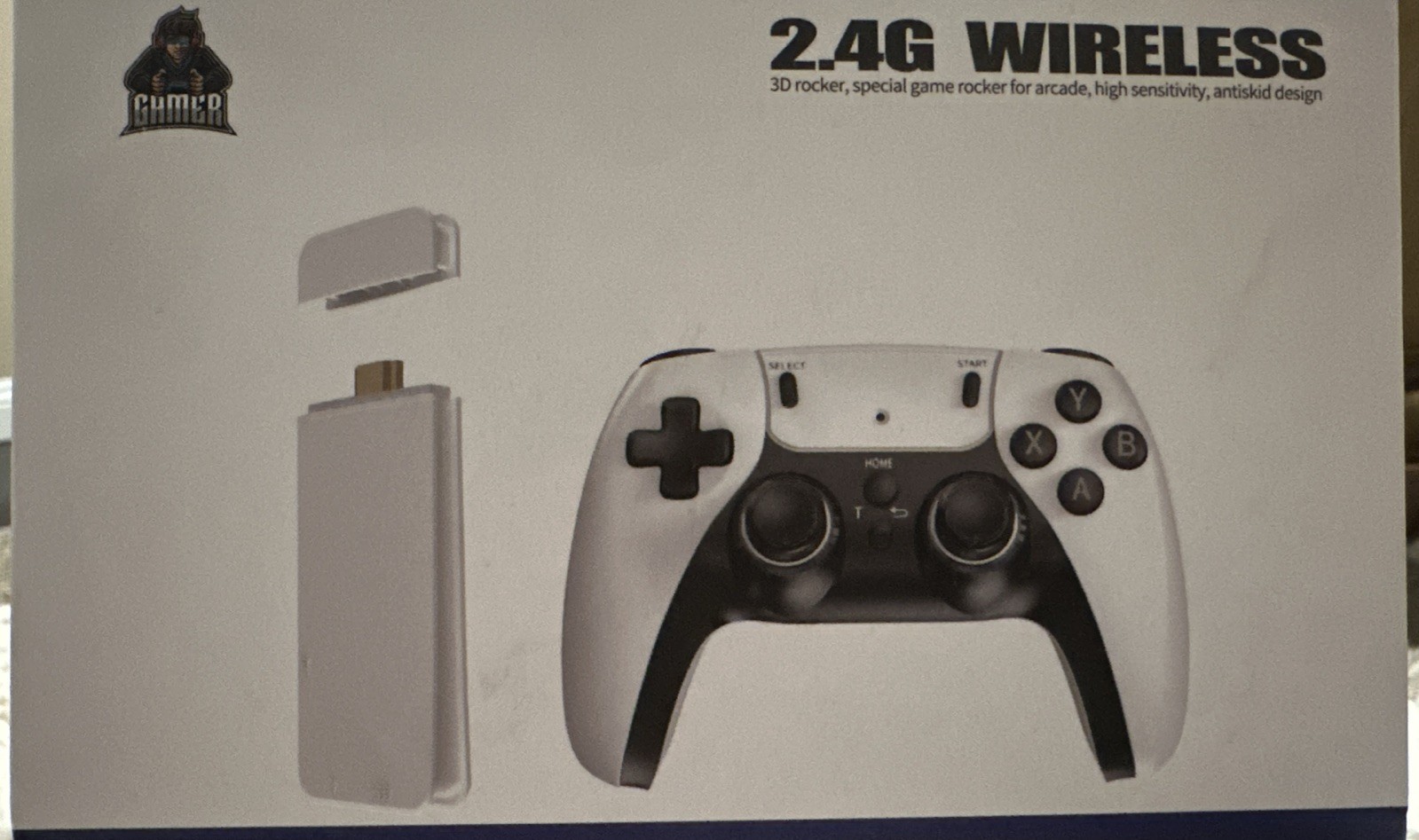 NEW 2.4G Wireless Game 2 Wireless Controllers 64G