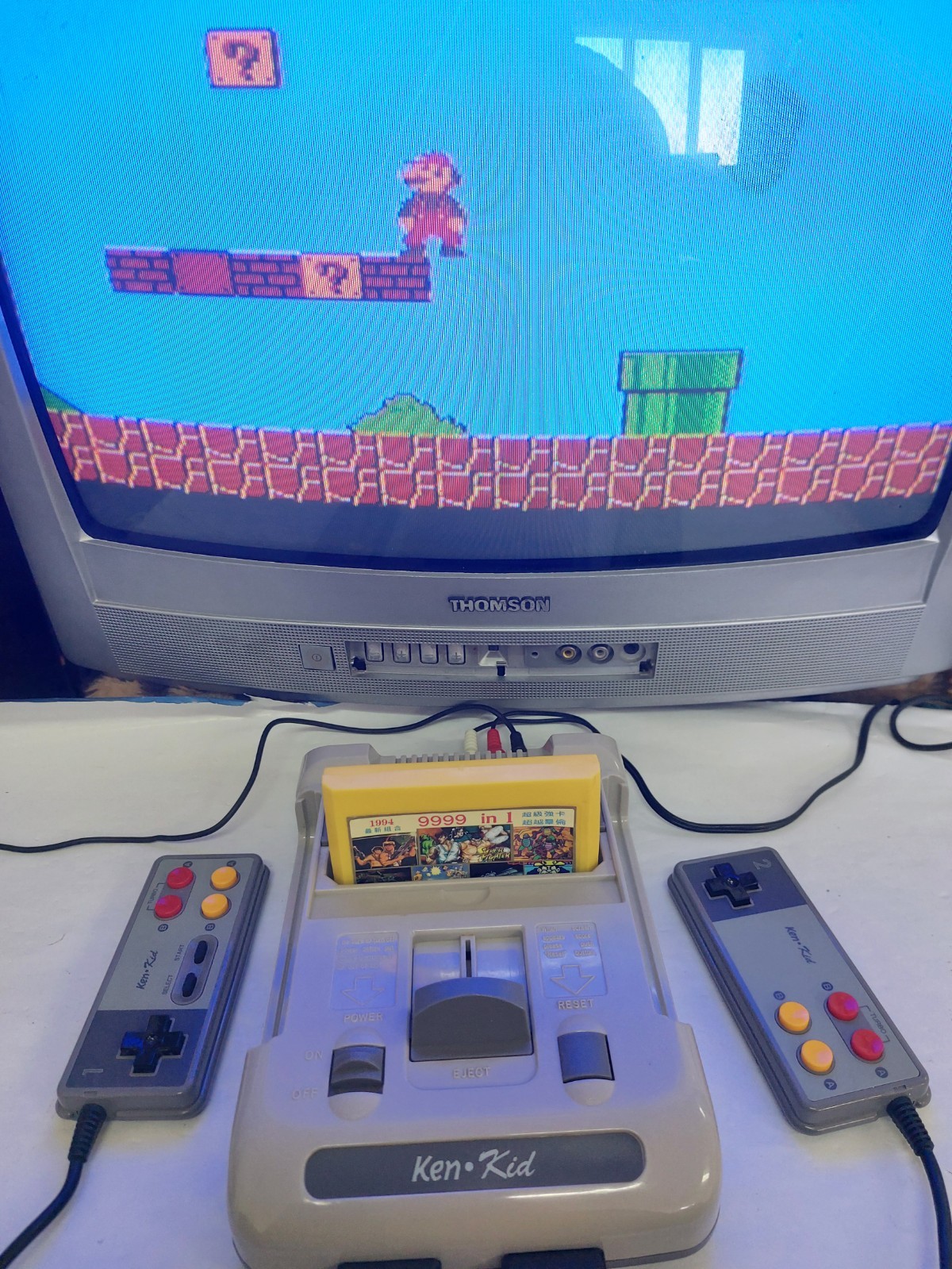Kenga ken kid video game console from 90’s excellent condition + box, games