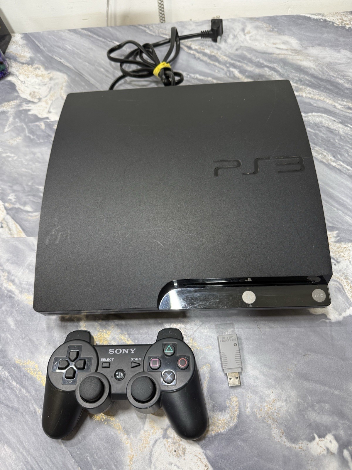 Sony PlayStation 3 Slim Console – Black; CECH-2001A
