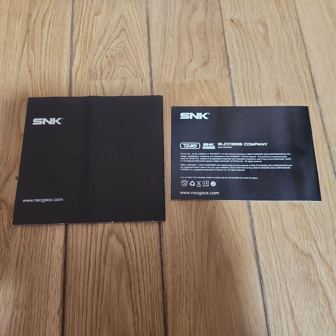 SNK NEO GEO X GOLD Limited Edition Console Complete Box Japan F/S