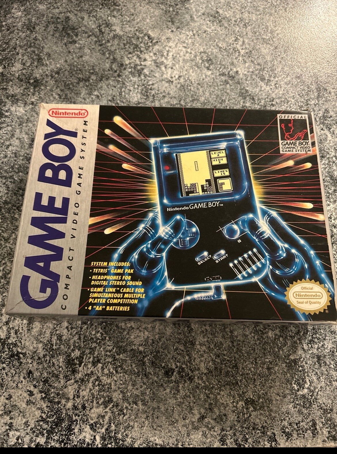 Nintendo Game Boy Original DMG-01 CIB 1989 Complete In Box GameBoy No Headphones