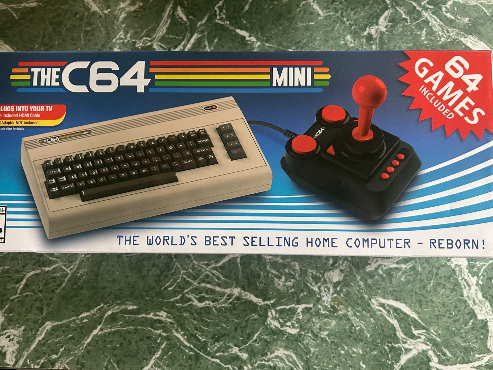 The C64 Mini Micro Commodore Console + Joystick -Retro Video Game System