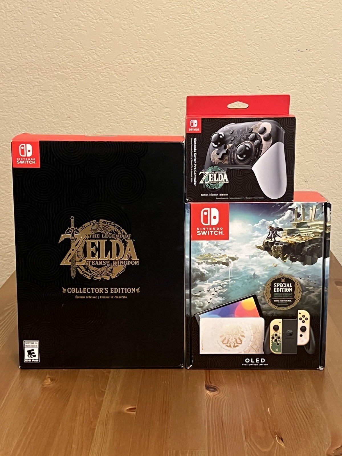 Zelda Tears Of The Kingdom Switch Console, Collectors Edition And Controller