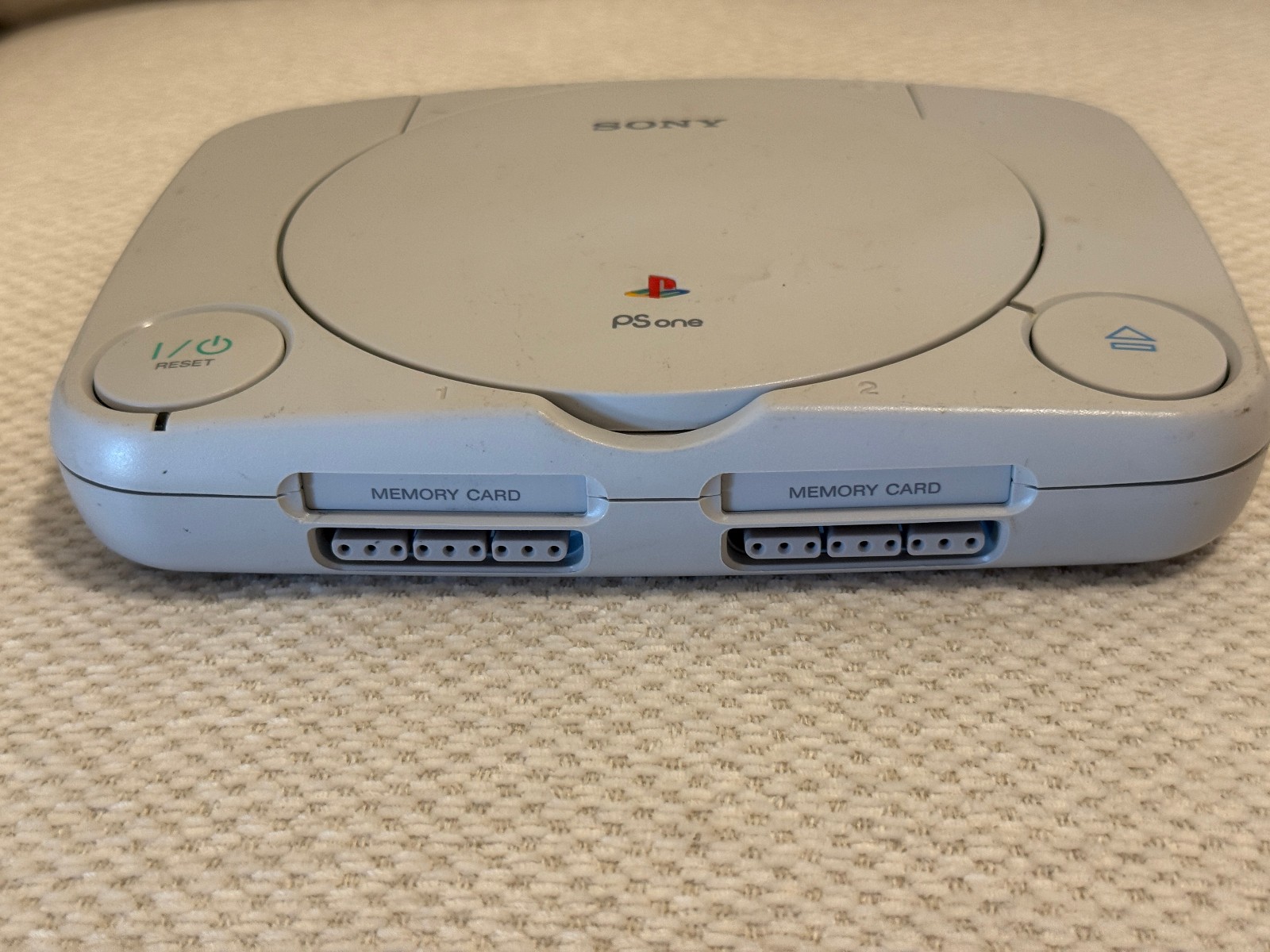 Sony Playstation PSOne Slim PS1 White Console With Controller & Cords