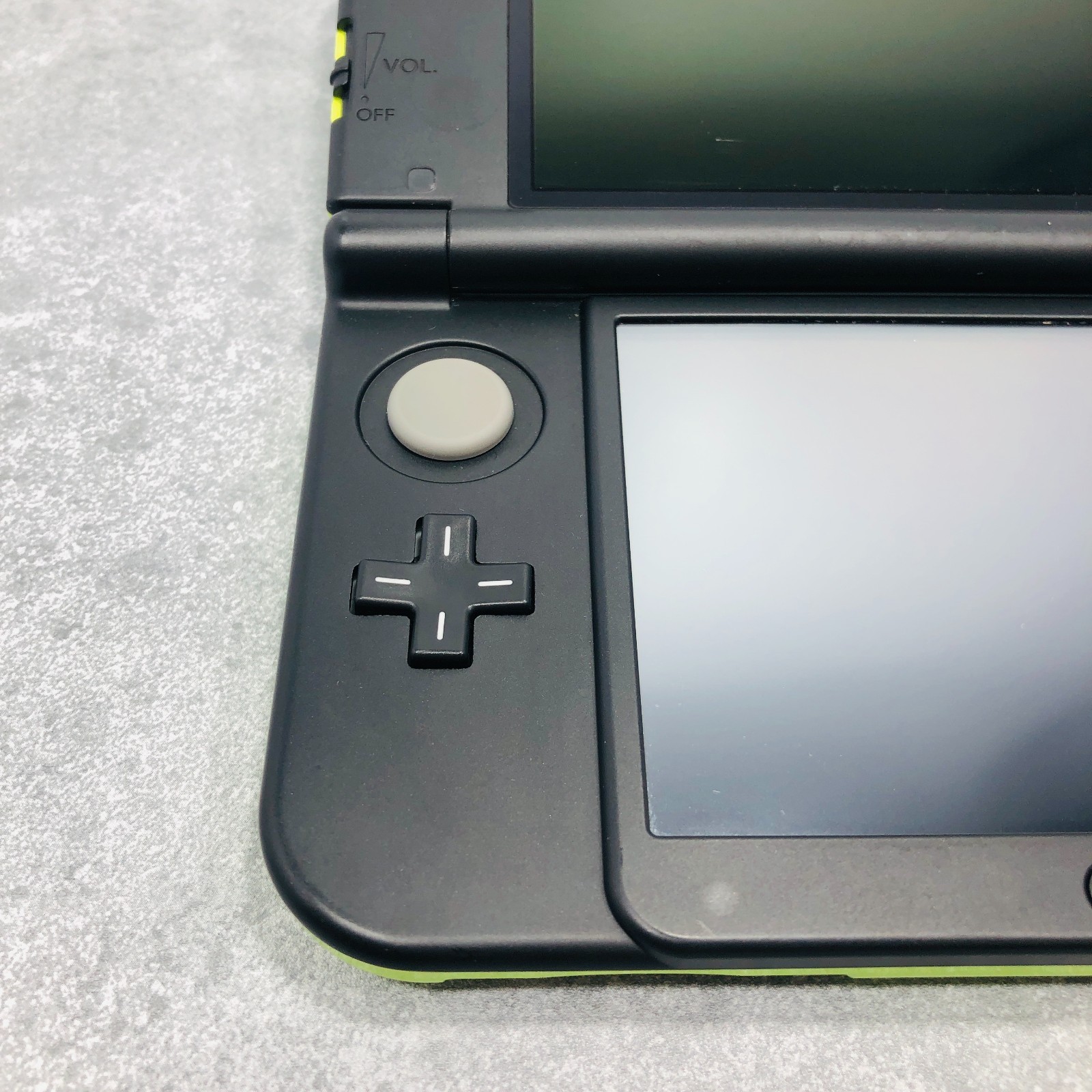 [EX+5] Nintendo new 3DS LL XL Lime Green Black Console & AC Adapter 06-106