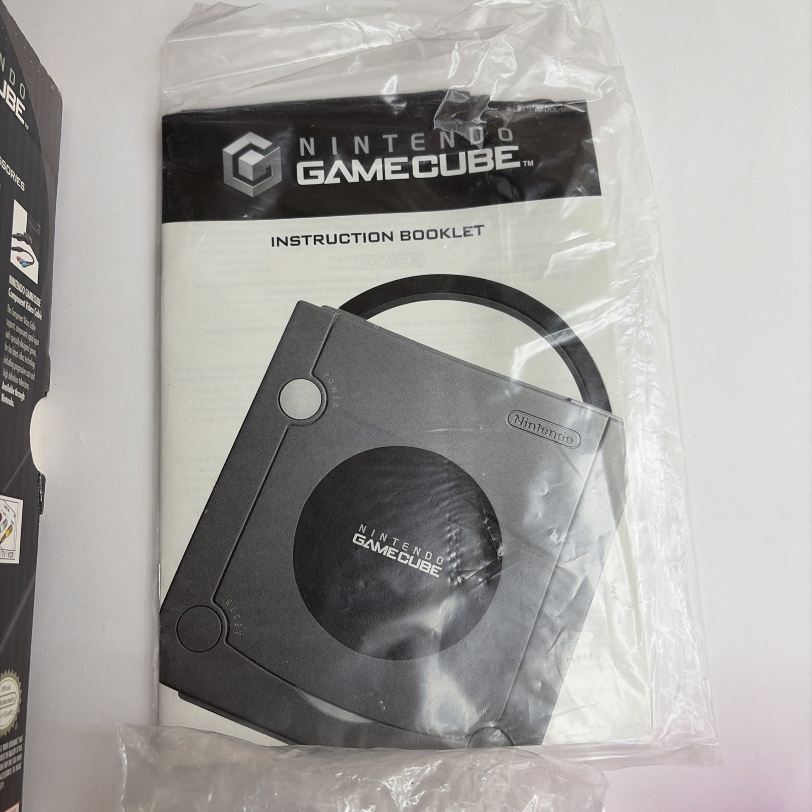 Nintendo GameCube Black Console Complete In Box Tested Working CIB Plastic