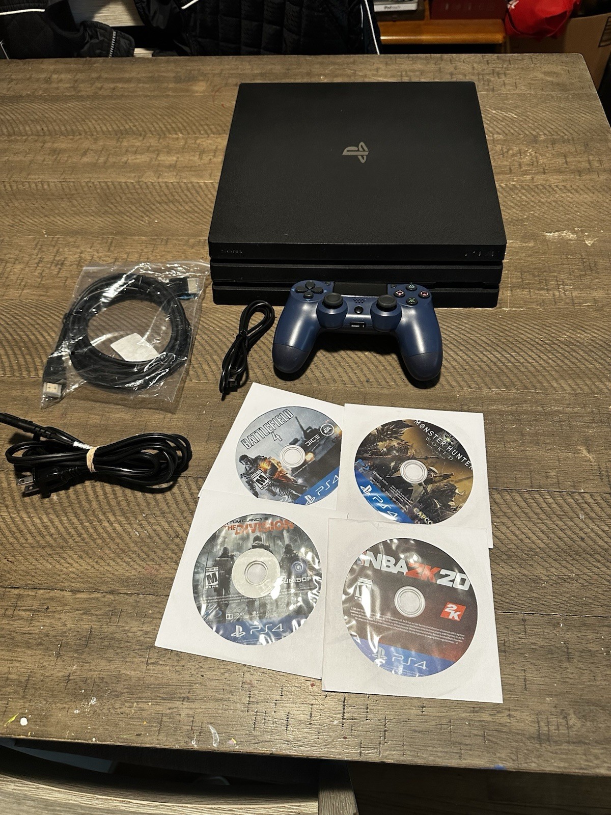 Sony PlayStation 4 Pro PS4 1TB Black Console Gaming System CUH-7215B. Tested