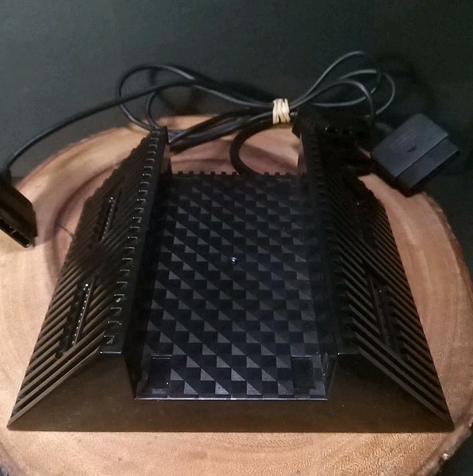 PlayStation 2 Console Stand Four Player Adapter With Memory Card Slots