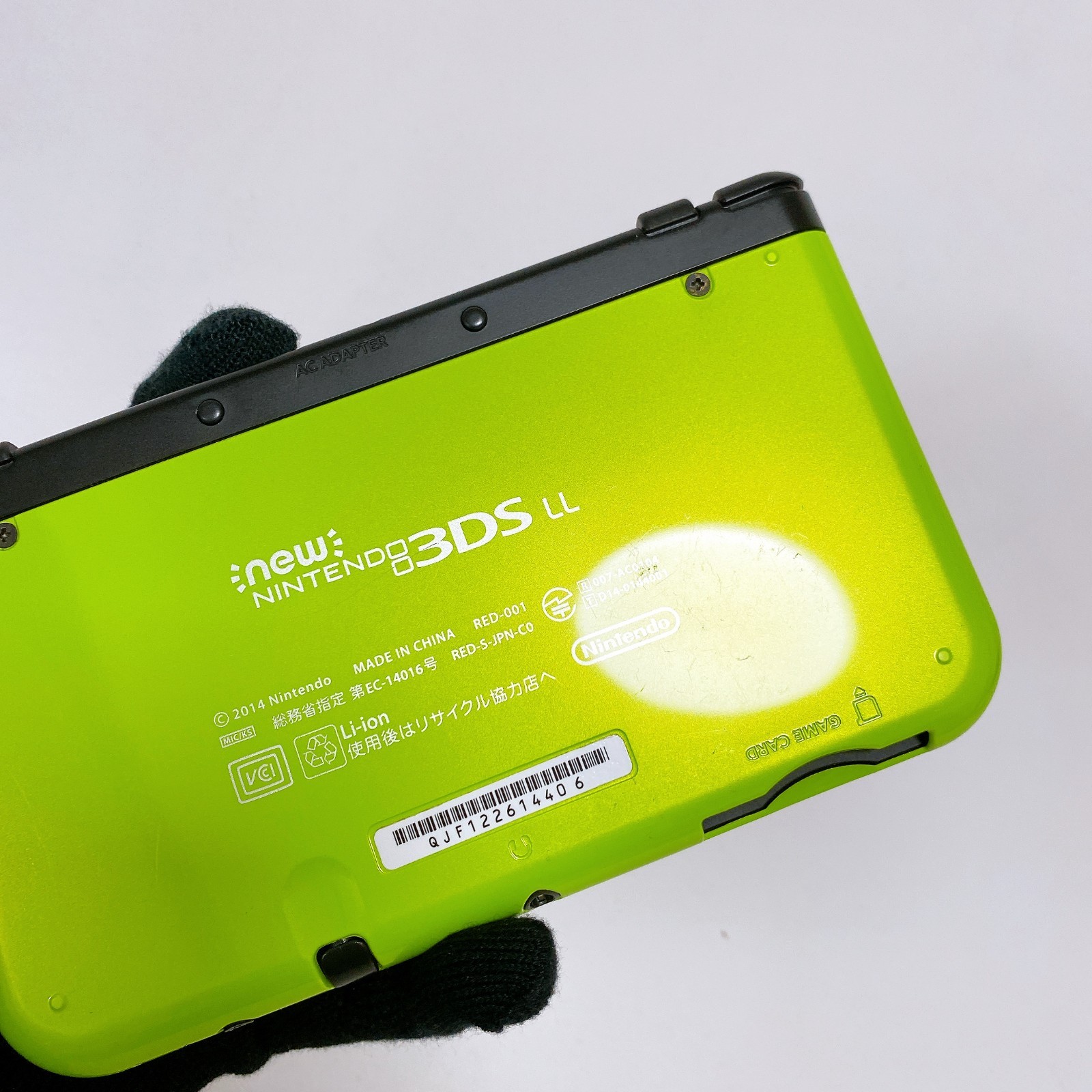 【Dual IPS w/Box】New Nintendo 3DS XL LL Lime Black Japan Tested Working Rank S