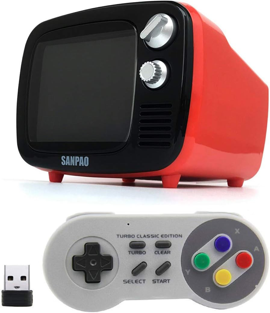 Mini Retro TV Handheld 3.5-Inch Video Game Console Watch TV Wifi Version