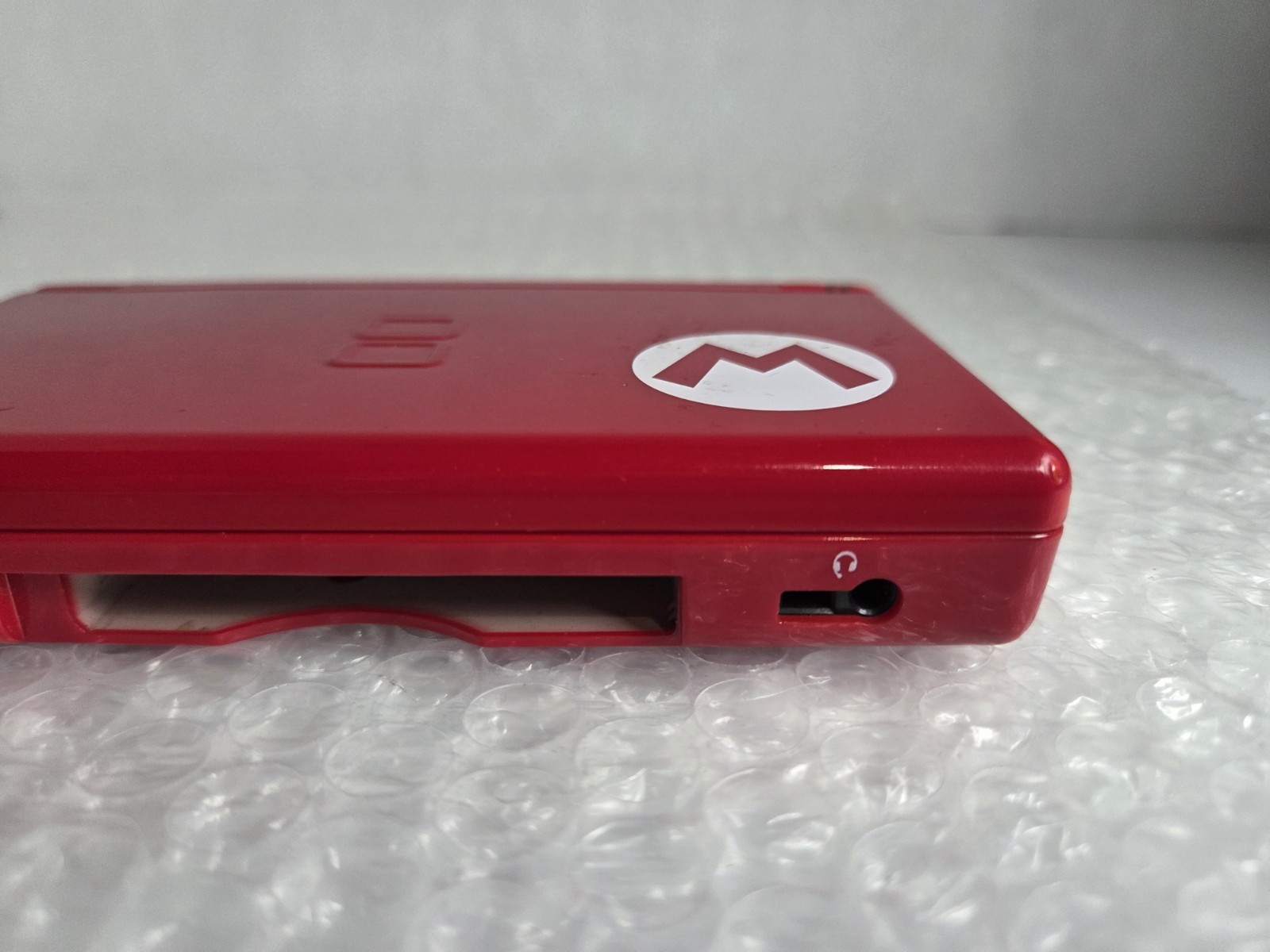 Nintendo DS Lite Red Mario Edition Console Tested Cleaned OEM Charger New Batter