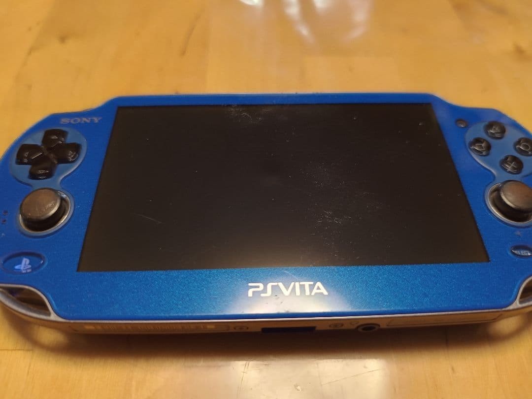 SONY PS Vita PCH-1000 Console Sapphire Blue Tested