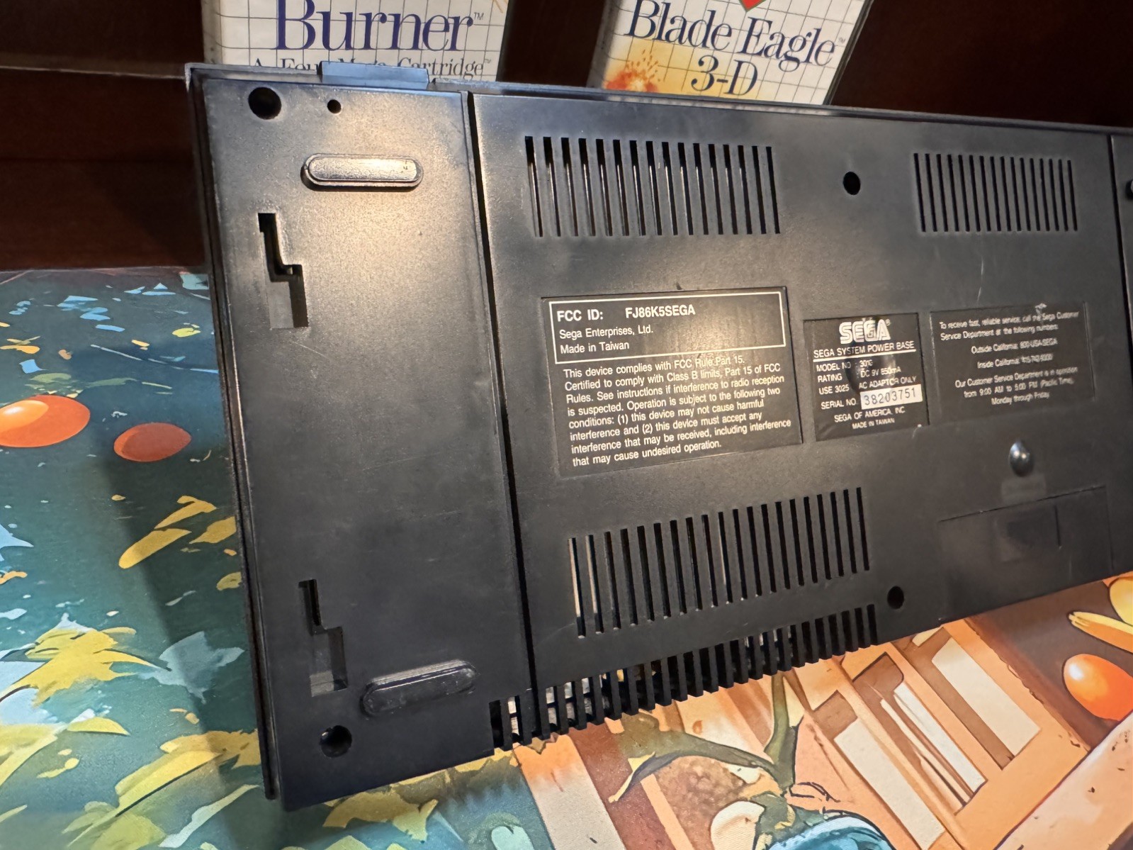 SEGA Master System Console Bundle With Ghouls’n Ghosts OEM TESTED WORKING