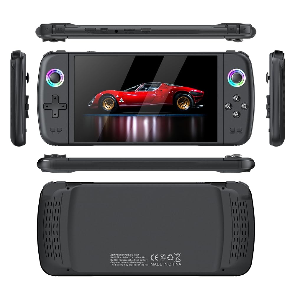 M27 Retro Handheld Game Console,7-inch IPS Screen Portable Android Gaming Han…