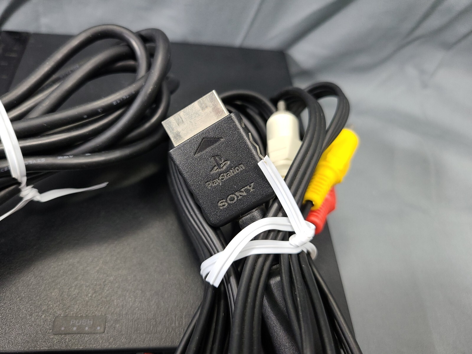 Sony PlayStation 2 SCPH-70000 Slim Console US and Japan system- Charcoal Black.
