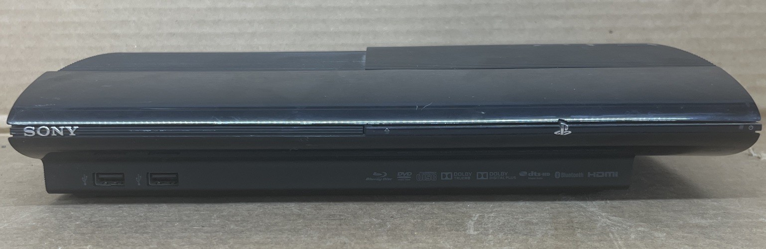 Lot 2 Broken Sony PlayStation3 PS3 Super Slim Consoles Parts Repair CECH-4201A
