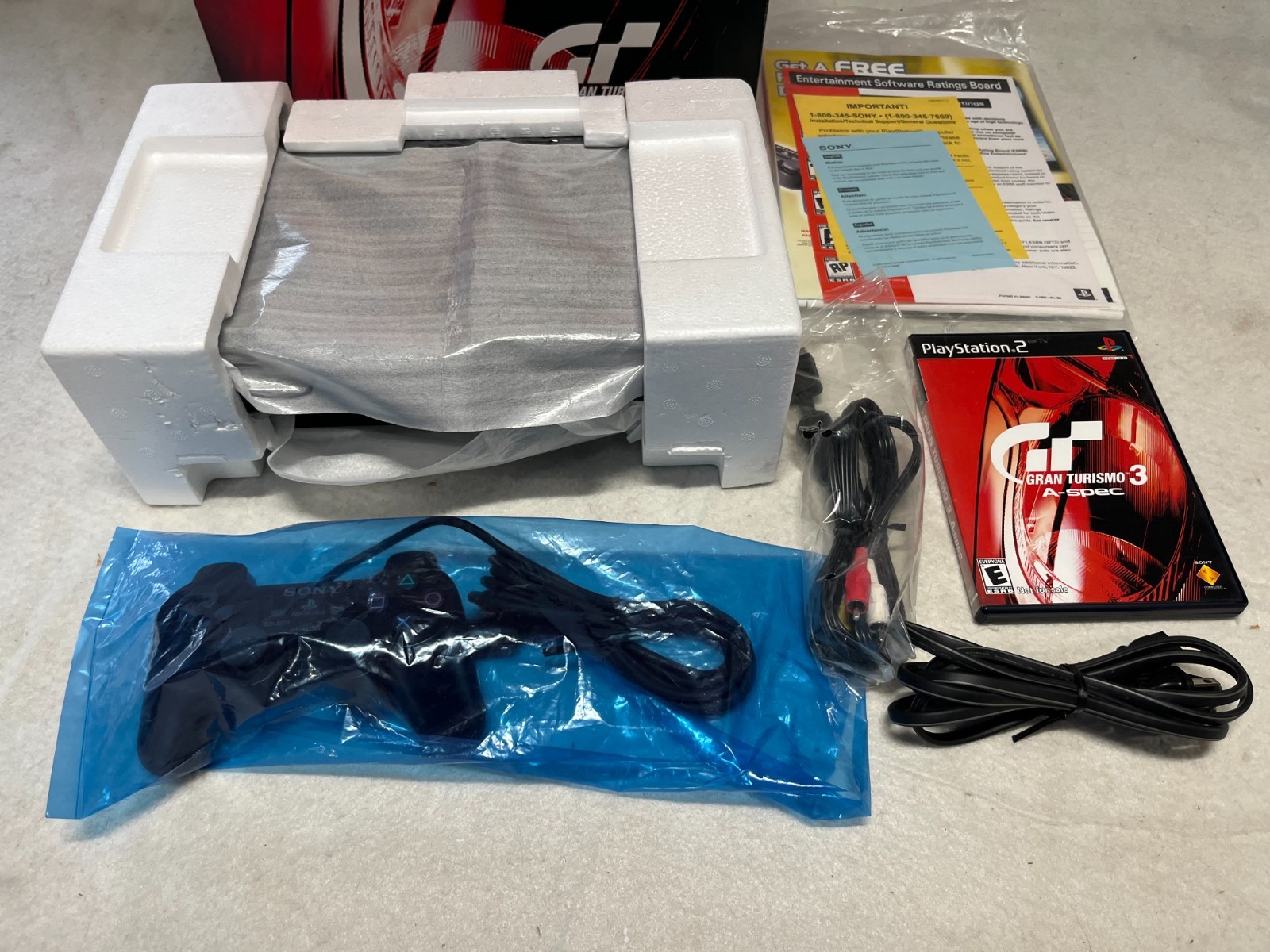 Sony Playstation 2 GT3 Racing Pack PS2 Console System 35001 Opened Original BOX