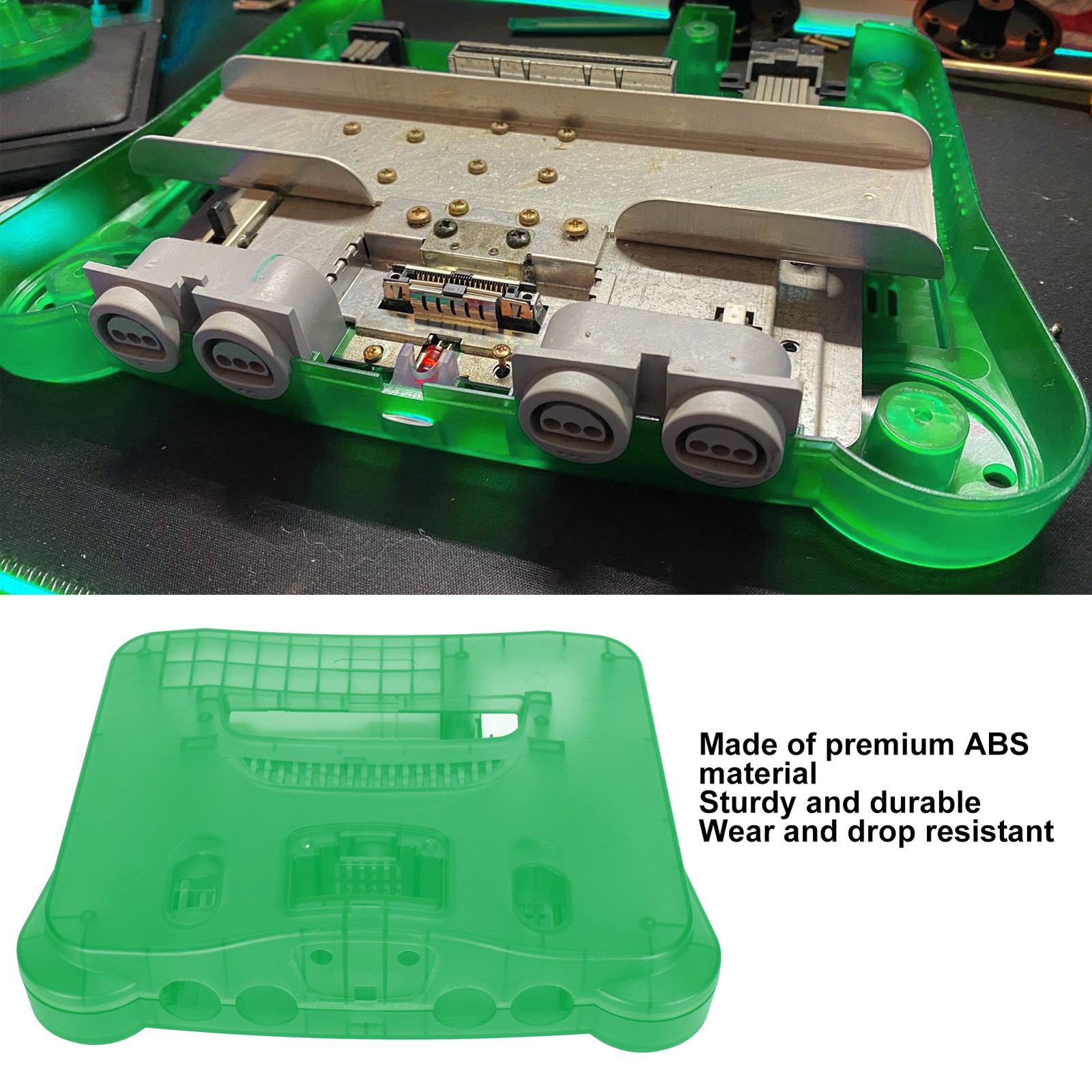 Retro Video Game Console Translucent Case Professional Dustproof Thickened JPGV