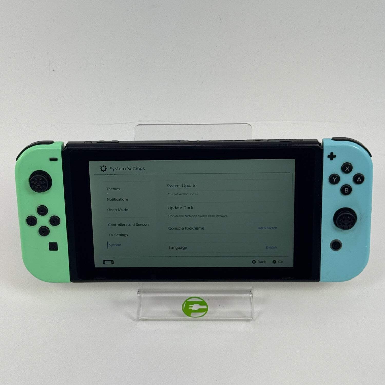 Nintendo Switch v2 Console HAC-001(-01) Animal Crossing Edition 32GB