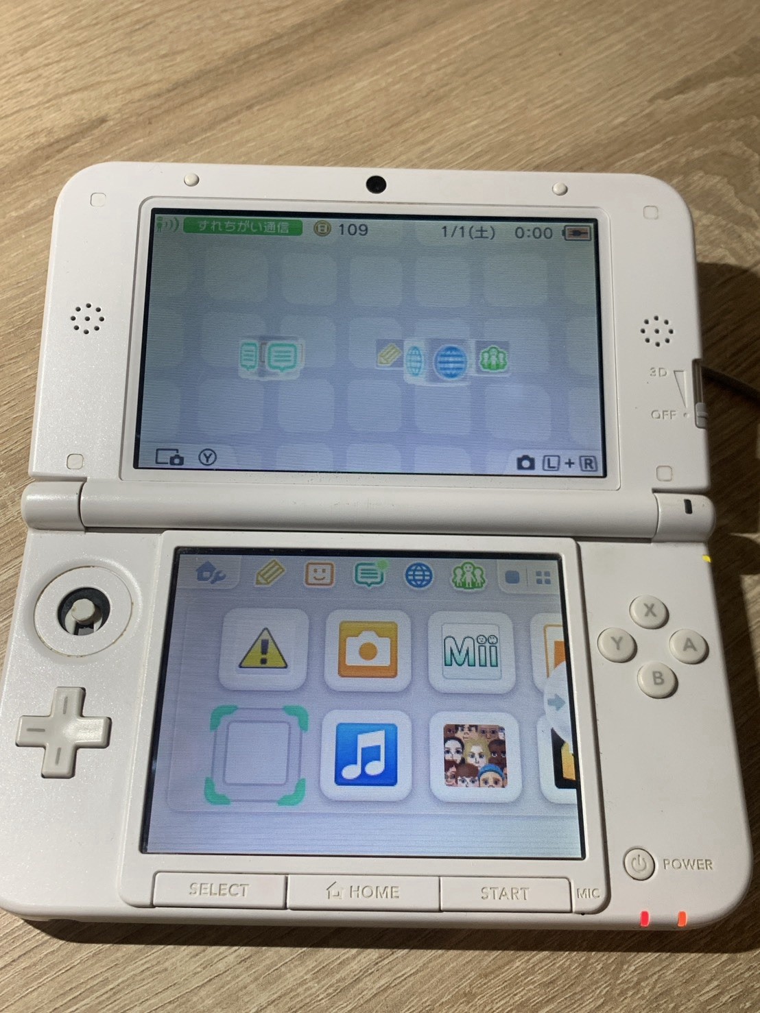 1344 Nintendo 3DS LL Pink White Good TESTED
