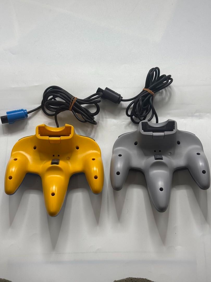 Nintendo 64 Pokemon Pikachu console Blue & Yellow Limited N64 Game Tested Japan