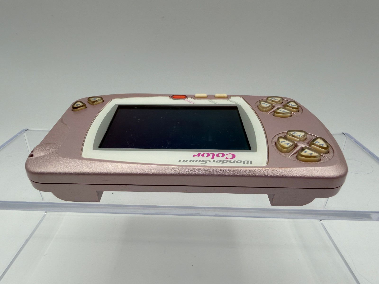 WONDERSWAN COLOR SYSTEM Peal Pink Version ~Fully Tested~ HW0044