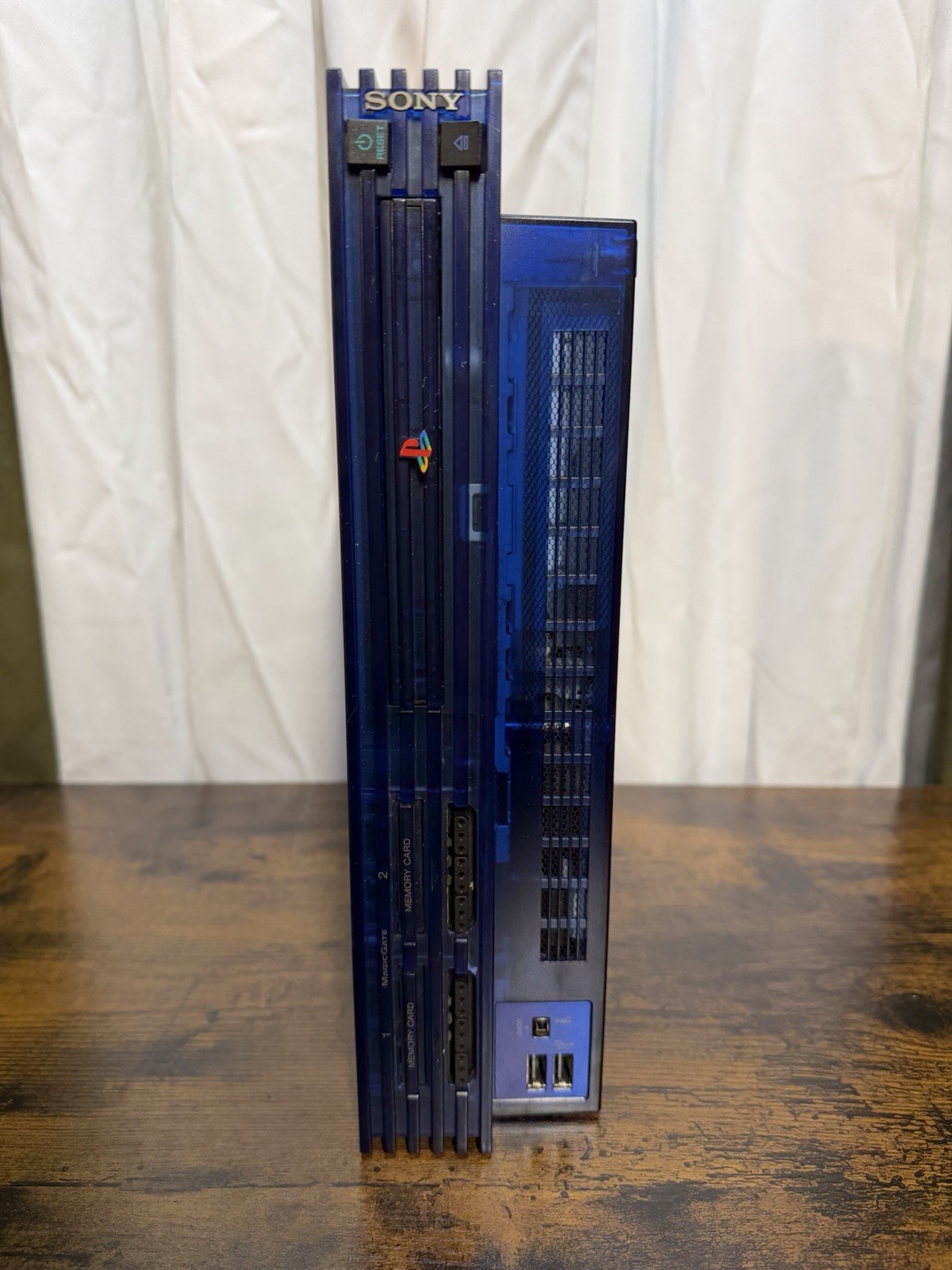 (USA SELLER) Sony PlayStation 2 Ocean Blue Console with Box