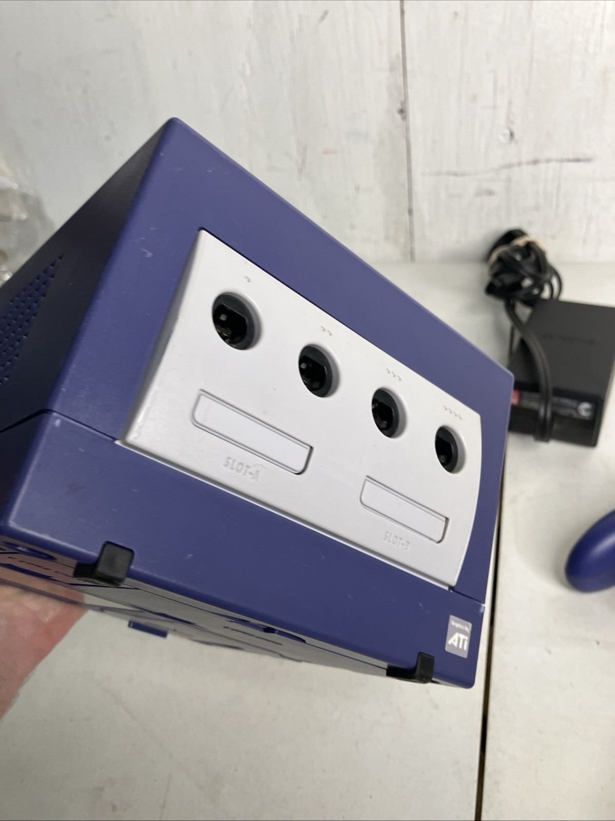 Nintendo Gamecube Console Indigo Controllers Bundle DOL-001 PLAY US & JPN GAMES