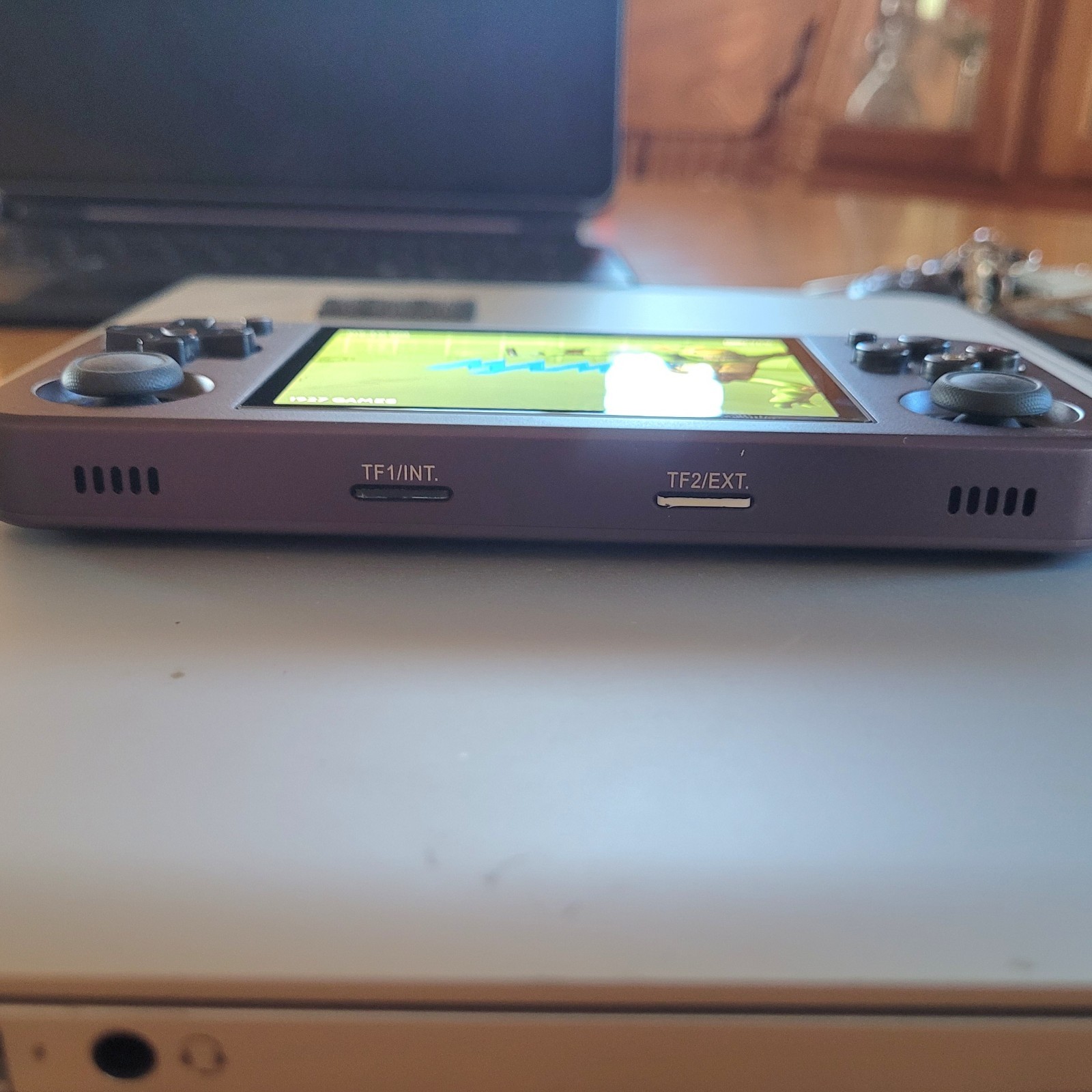 Anbernic RG35XX 64GB+128GB Android/Linux Handheld Console Aluminum Alloy Purple