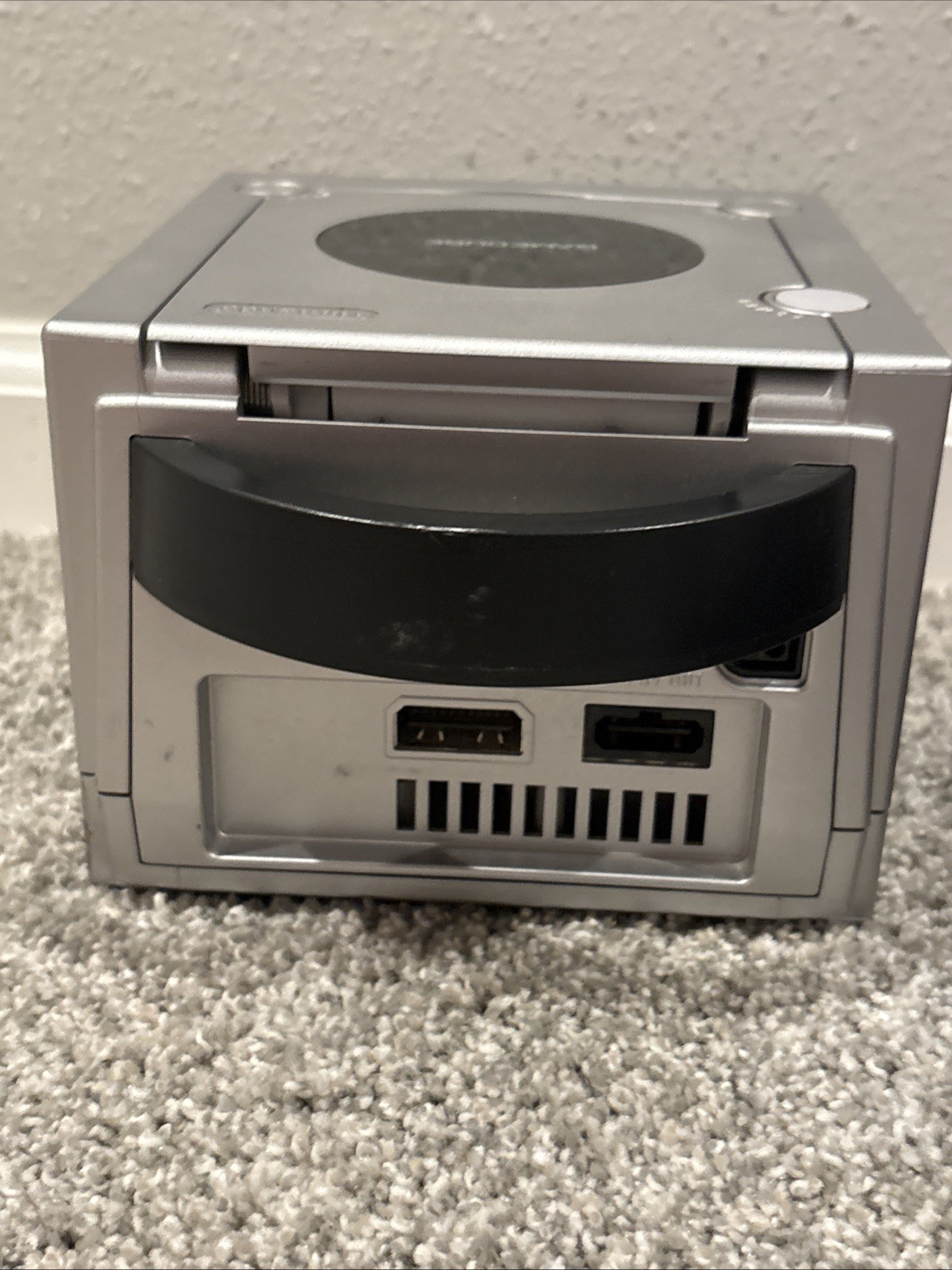 Nintendo GameCube Console Bundle (Platinum Silver) w/ Controller + Cords DOL-001