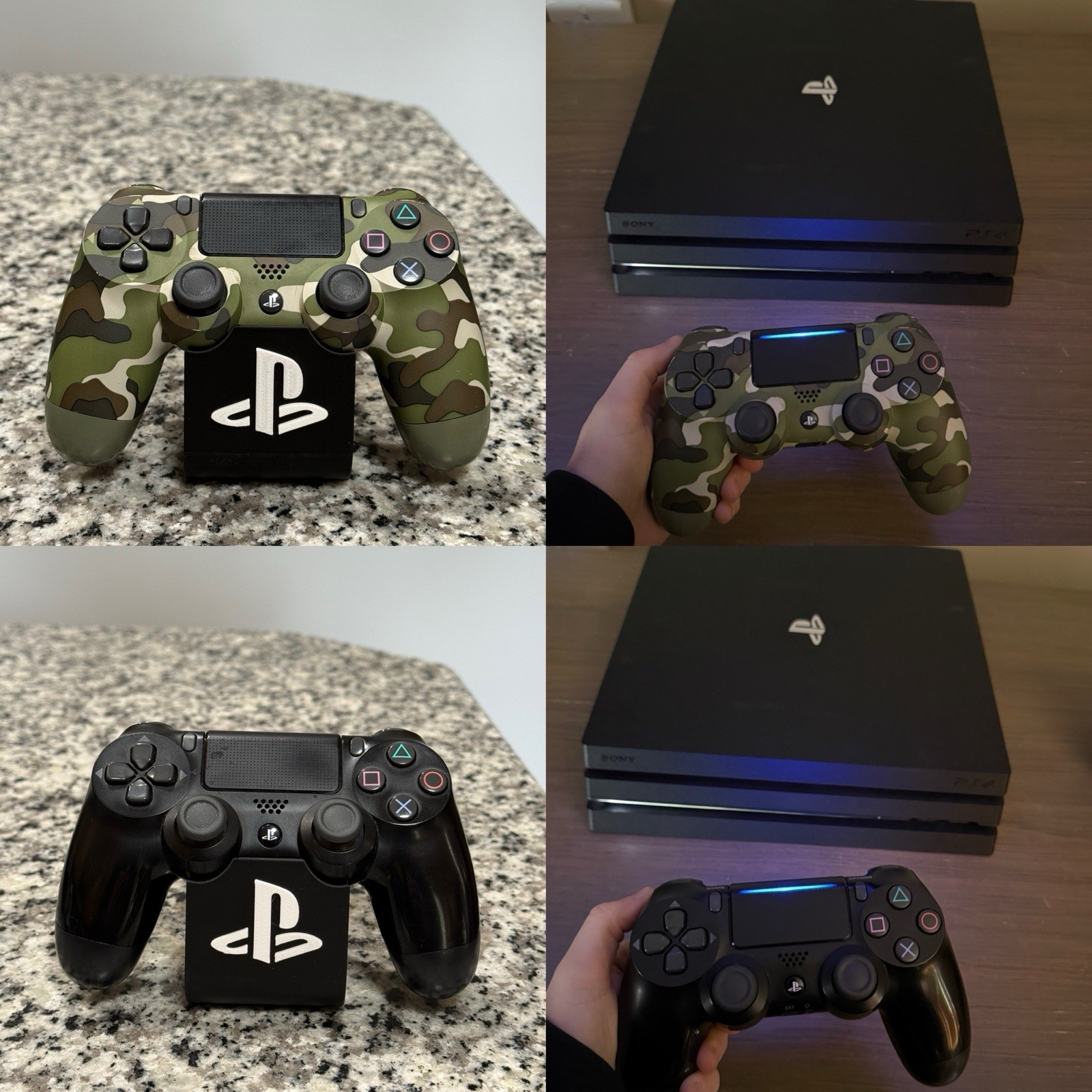 Sony PlayStation 4 Pro CUH-7015B 1TB Video Game Console w/ 2 Controllers Tested!