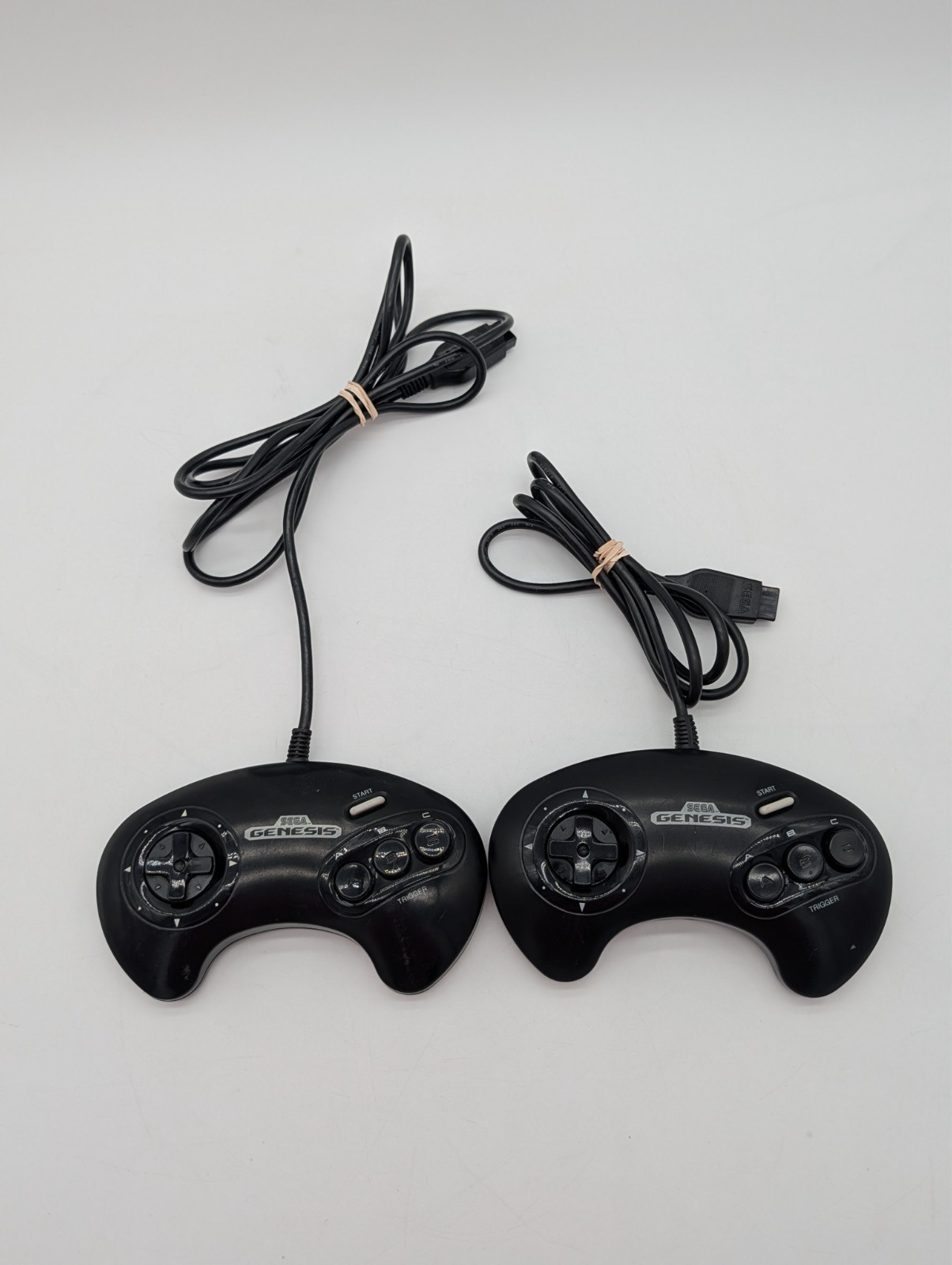 Sega Genesis Console 16-Bit MK-1601-22 Bundle w/ 2 Controllers, Power & AV Cable
