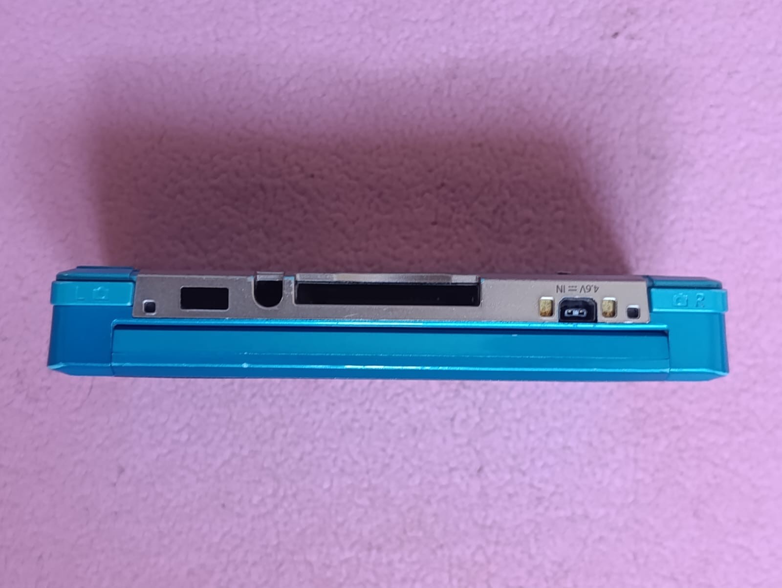 Nintendo 3DS Aqua Blue US Version Working Region Free + 4GB Memory Card+Case