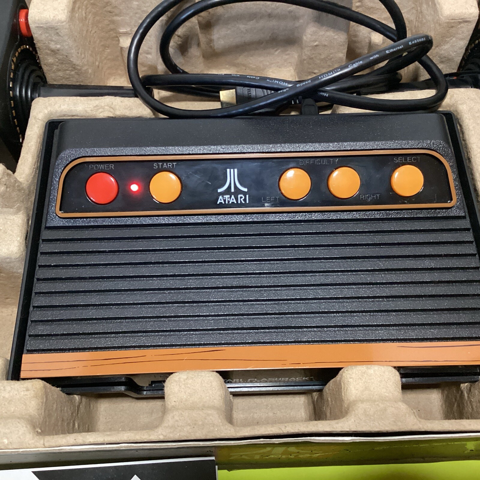 Atari Flashback 9 Gold HD Console 120 Built-in Games & Controllers Tested Works