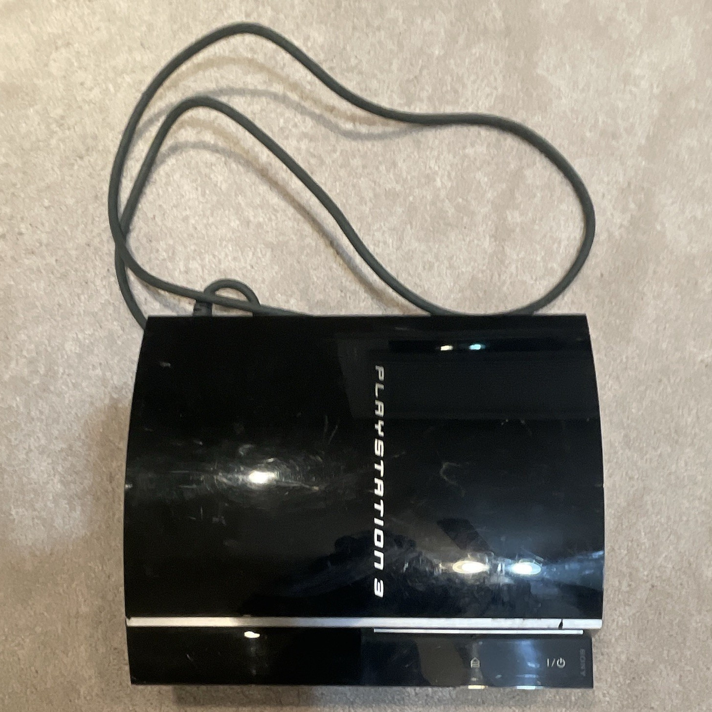 Sony PlayStation 3 PS3 Black Console HDMI 1080p NTSC Power Cord