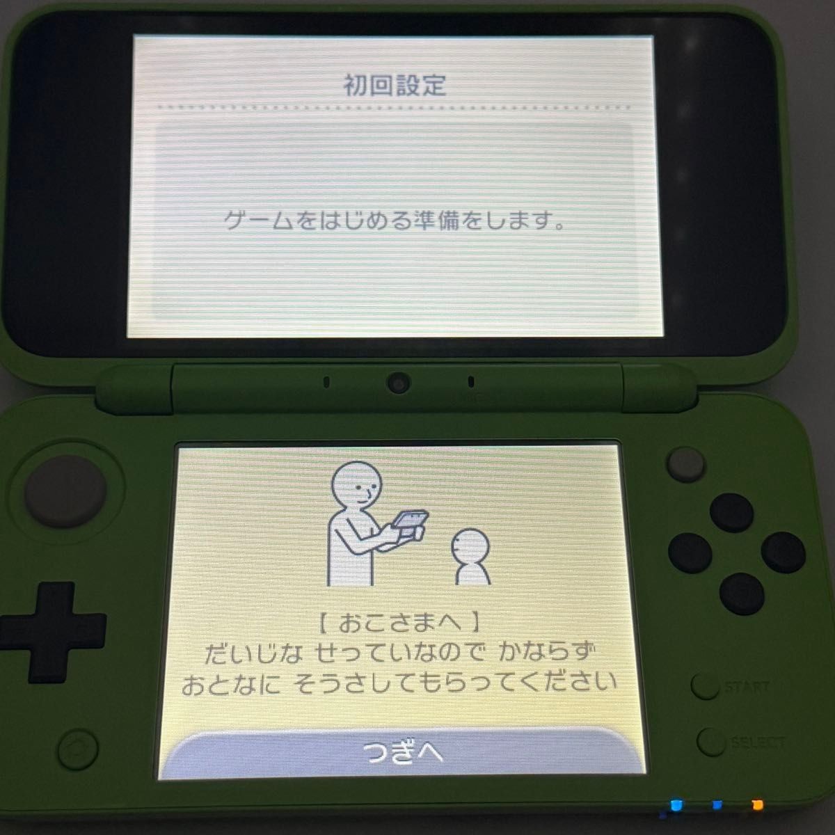 New Nintendo 2DS XL LL Minecraft Creeper Console Stylus Working Japanese ver