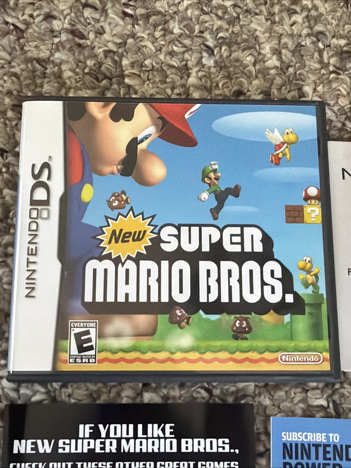 Nintendo DS Lite Special Edition Mario Red Super Bros Near Mint