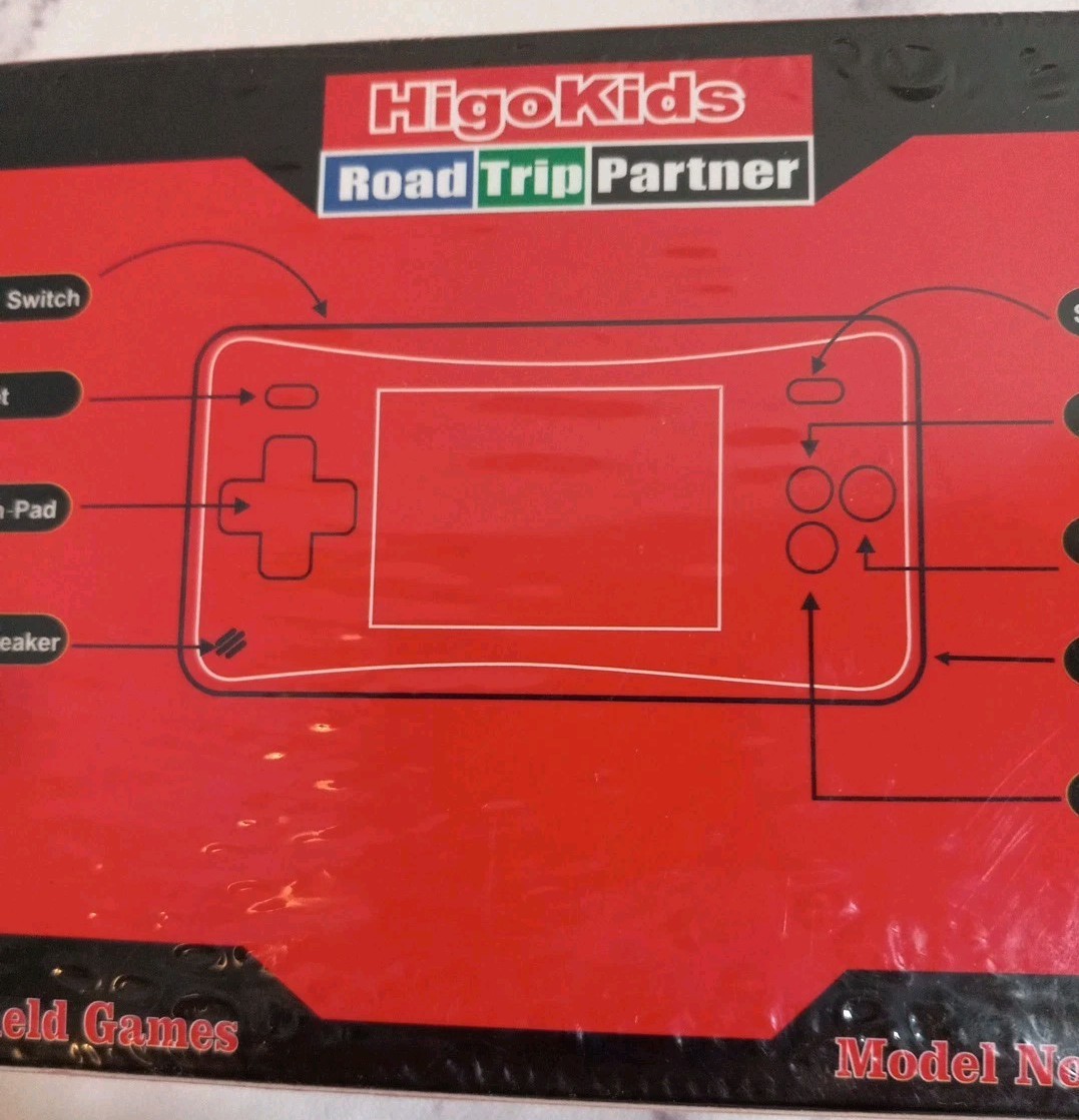 HigoKids Handheld Game Console Built-In Classic Games 2023 New
