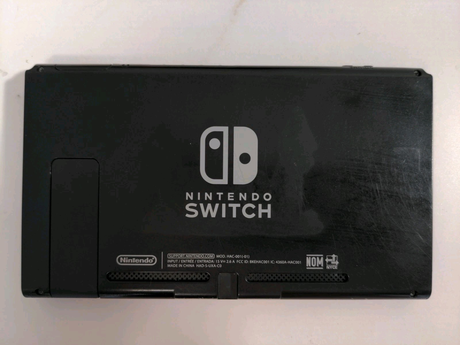 Nintendo Switch Lot Handheld Console Gray Joy-Cons 5 Games Carrying Case TESTED