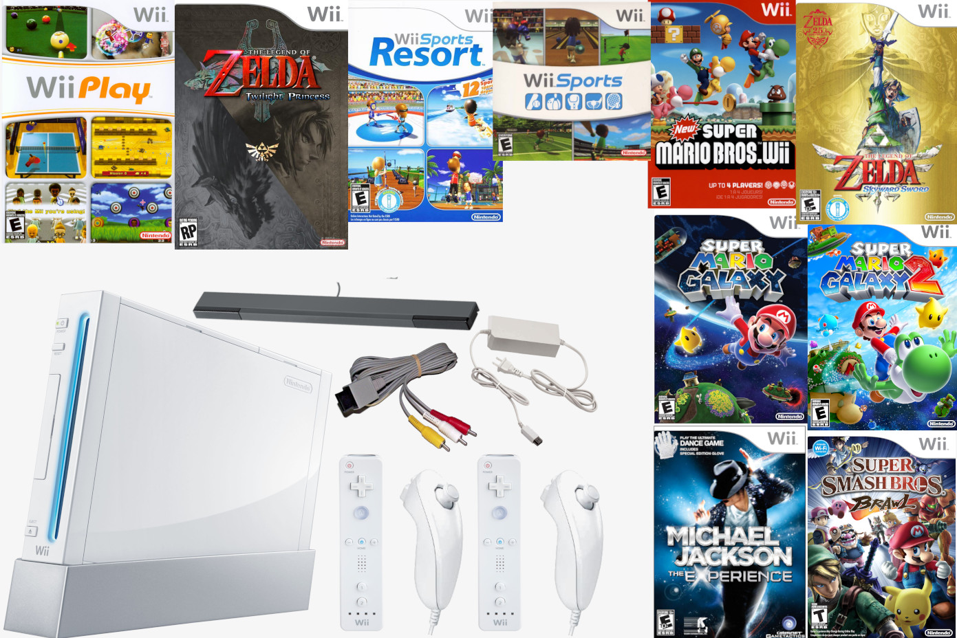 GUARANTEED – Nintendo Wii Console- Pick Game- Gamecube – AUTHENTIC Controllers