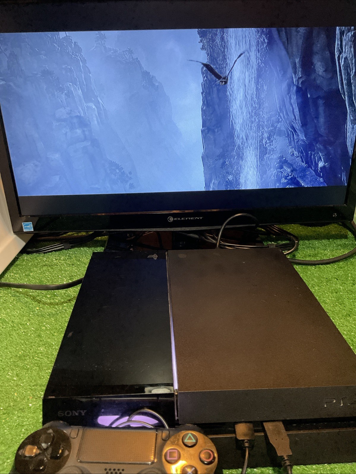 Sony PlayStation 4 CUH-1001A 500GB PS4 Console, 2 Controllers, Cables Tested 👍