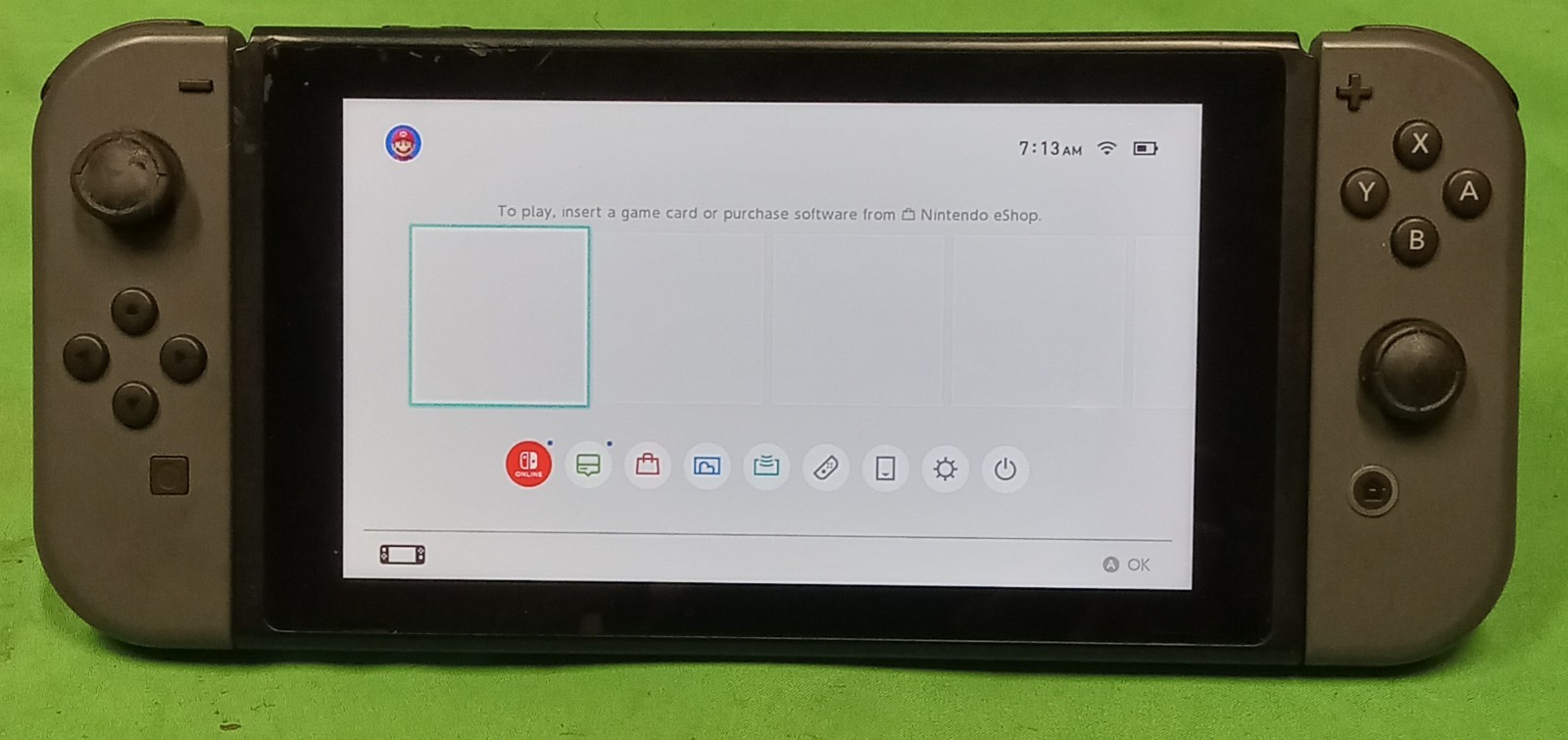 Nintendo Switch HAC-001 32GB Grey – Console Only – Tested Working Heavy Use