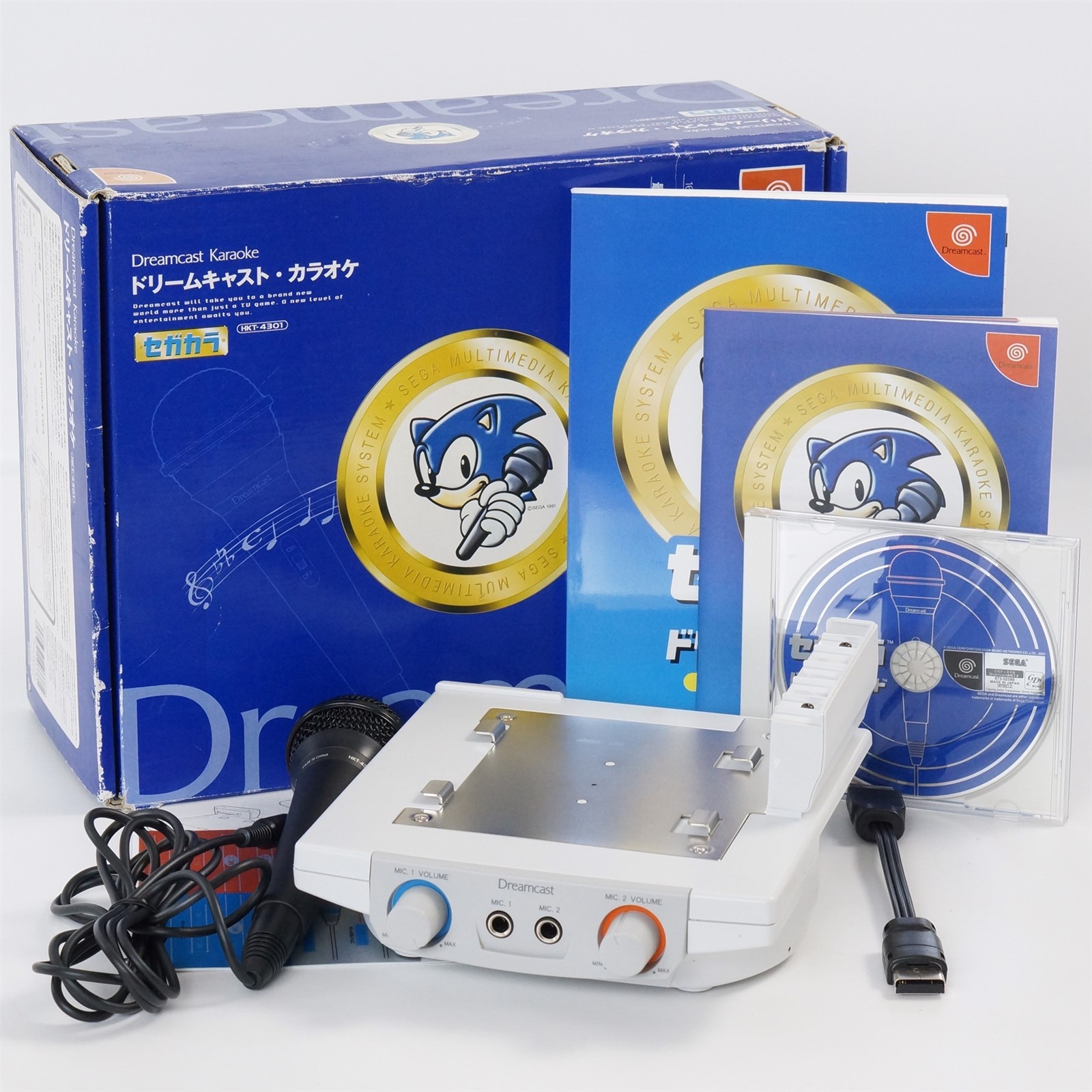 Sega Dreamcast KARAOKE SEGAKARA Console Boxed HKT-4300 System A10004164
