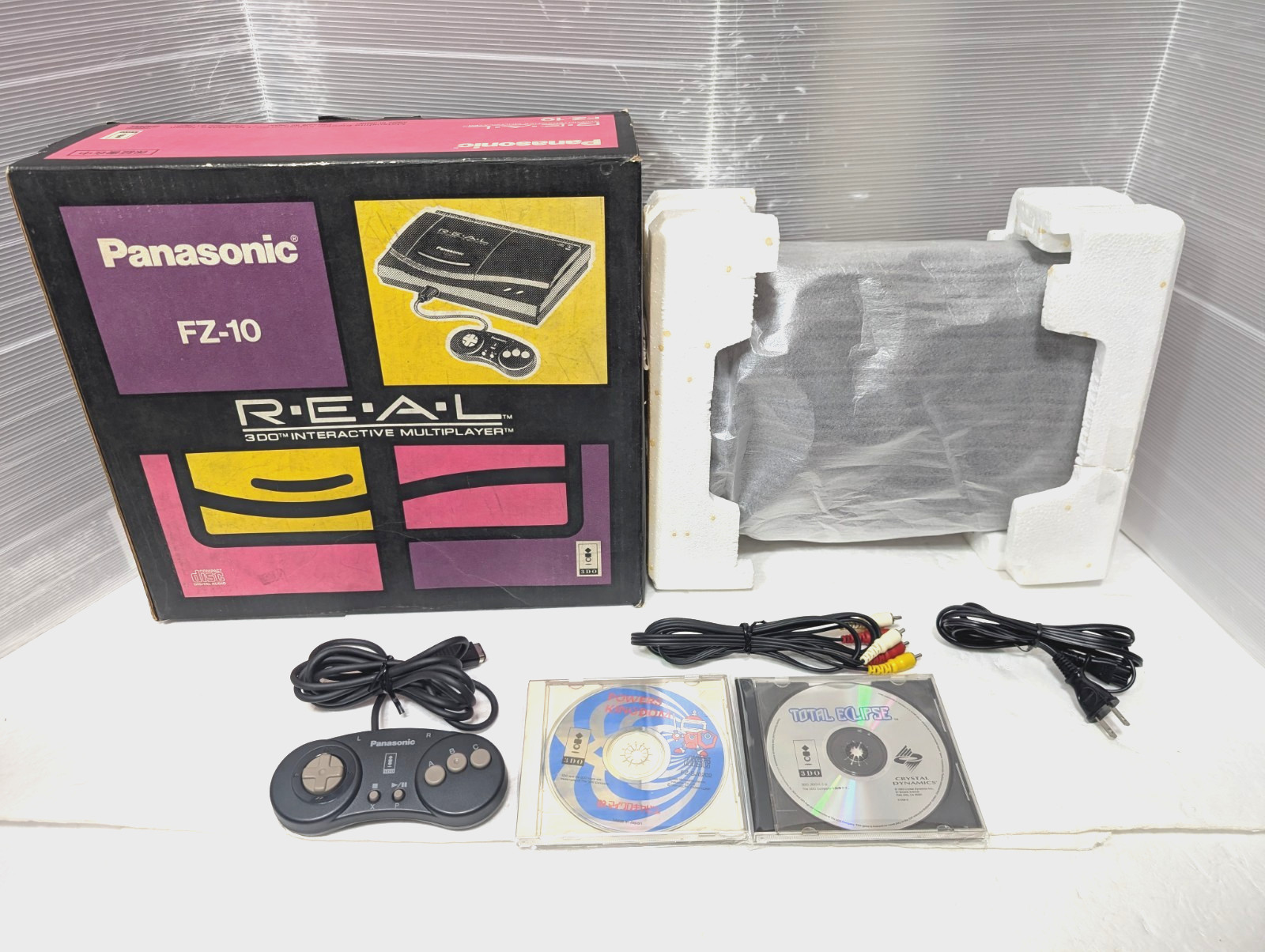 Panasonic 3DO Real FZ-10 Console Total Eclipse Japan Box
