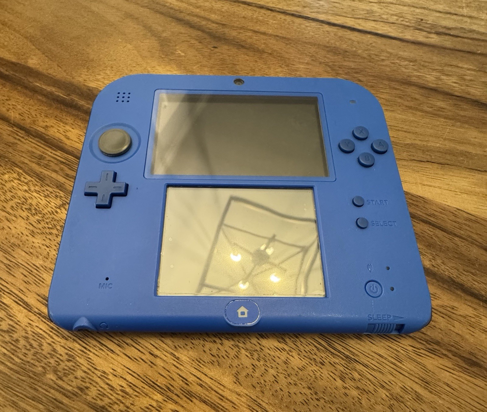 Nintendo 2DS Handheld Game Console FTR-001 Electric Blue TESTED WORKING