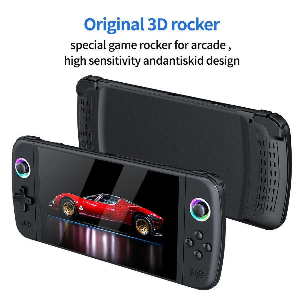 M27 Portable Handheld Game Console 128G, Retro Video Gaming Console with Built-I